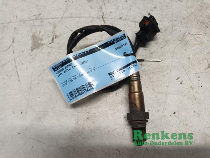 Usados Sonda Lambda Opel Agila (A) 1.2 16V Precio € 20,00 Norma de margen ofrecido por Renkens Auto-Onderdelen B.V.