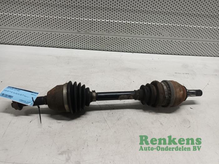 Front drive shaft, left from a Opel Astra H Twin Top (L67) 1.8 16V 2006