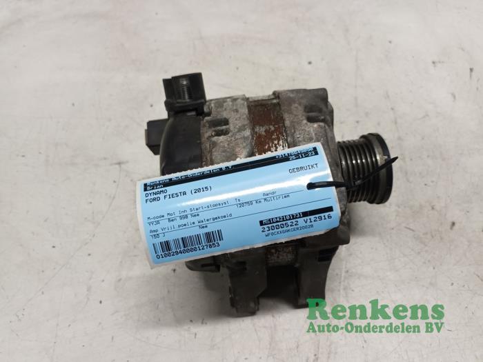 Usagé Dynamo Ford Fiesta 6 (JA8) 1.0 EcoBoost 12V Sport Prix € 35,00 Règlement à la marge proposé par Renkens Auto-Onderdelen B.V.