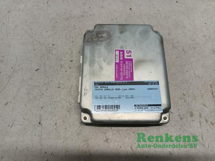 Usados Módulo PDC Toyota Corolla Verso (R10/11) 1.8 16V VVT-i Precio € 40,00 Norma de margen ofrecido por Renkens Auto-Onderdelen B.V.
