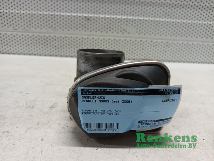 Throttle body from a Renault Modus/Grand Modus (JP) 1.6 16V 2006