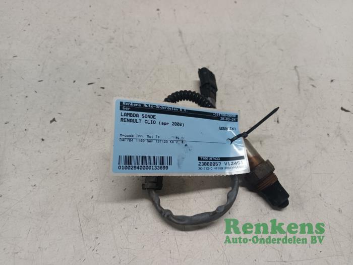 Usados Sonda Lambda Renault Clio III Estate/Grandtour (KR) 1.2 16V TCE 100 Precio € 20,00 Norma de margen ofrecido por Renkens Auto-Onderdelen B.V.