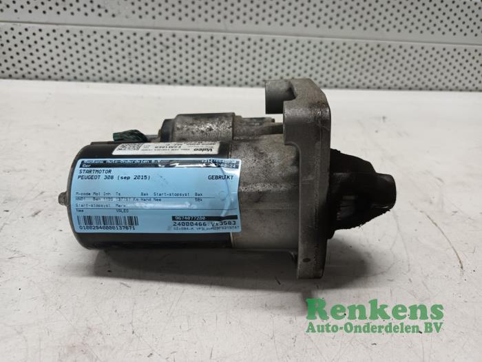 Usagé Démarreur Peugeot 308 (L3/L8/LB/LH/LP) 1.2 12V e-THP PureTech 110 Prix € 25,00 Règlement à la marge proposé par Renkens Auto-Onderdelen B.V.
