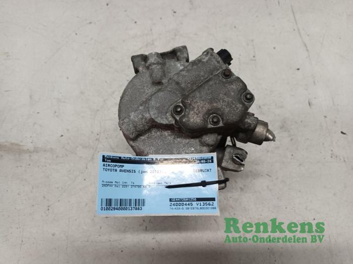 Gebrauchte Klimapumpe Toyota Avensis Wagon (T27) 2.2 16V D-4D-F 180 Preis € 75,00 Margenregelung angeboten von Renkens Auto-Onderdelen B.V.
