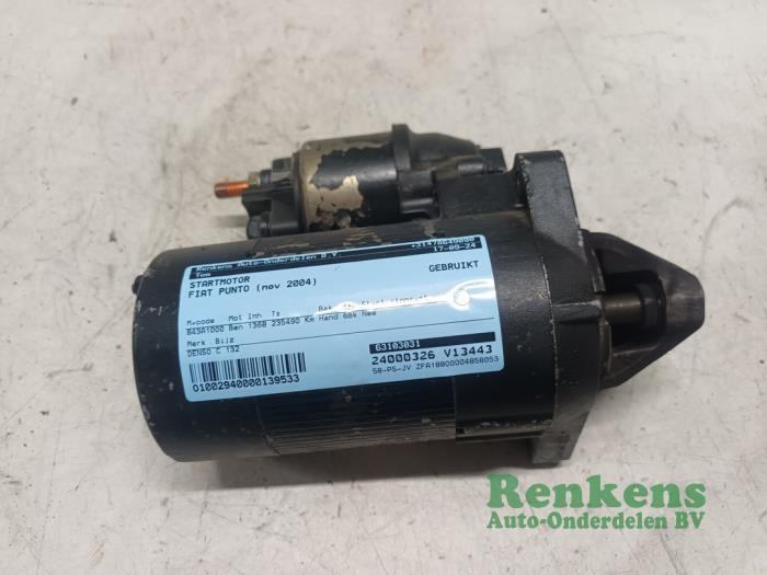 Gebrauchte Anlasser Fiat Punto II (188) 1.4 16V Preis € 25,00 Margenregelung angeboten von Renkens Auto-Onderdelen B.V.