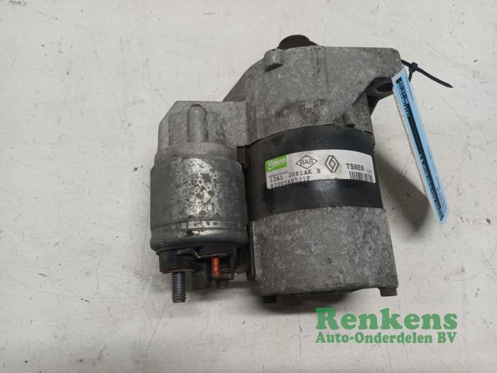 Begagnade Startmotor Renault Modus/Grand Modus (JP) 1.2 16V TCe Pris € 30,00 Marginaltabell erbjuds av Renkens Auto-Onderdelen B.V.