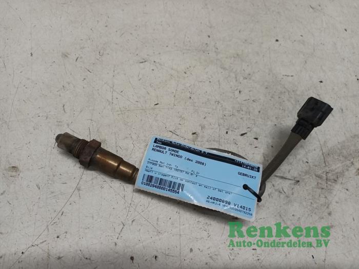 Usados Sonda Lambda Renault Twingo II (CN) 1.2 Precio € 20,00 Norma de margen ofrecido por Renkens Auto-Onderdelen B.V.