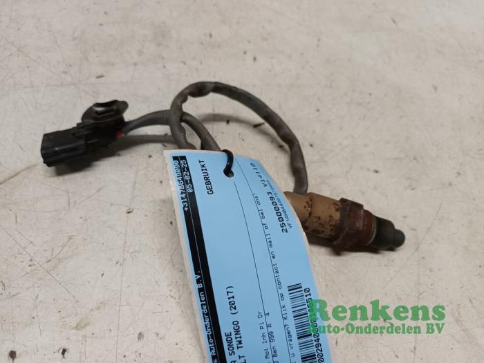 Usados Sonda Lambda Renault Twingo III (AH) 1.0 SCe 70 12V Precio € 20,00 Norma de margen ofrecido por Renkens Auto-Onderdelen B.V.