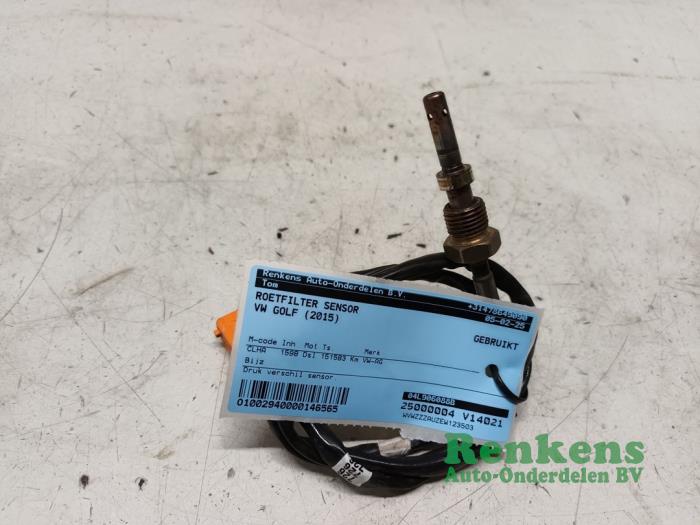 Used Particulate filter sensor Volkswagen Golf VII (AUA) 1.6 TDI 16V Price € 25,00 Margin scheme offered by Renkens Auto-Onderdelen B.V.