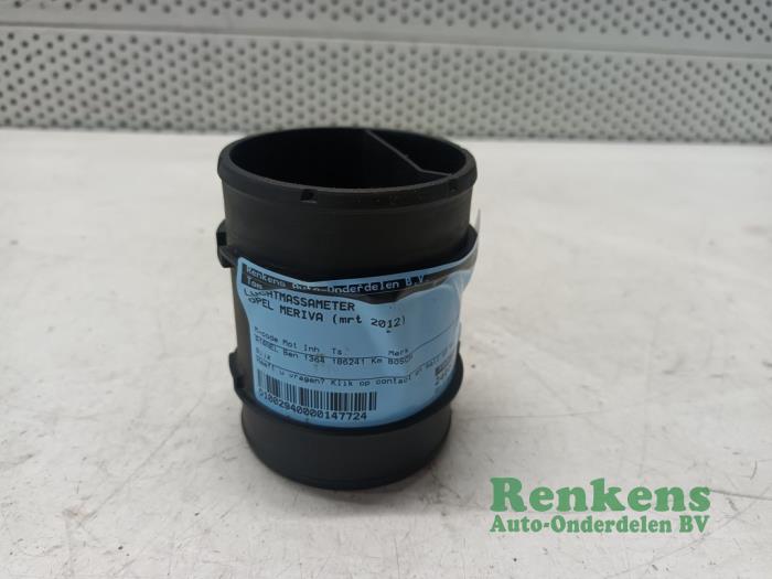 Gebrauchte Luftmassenmesser Opel Meriva (B) 1.4 Turbo 16V ecoFLEX Preis € 25,00 Margenregelung angeboten von Renkens Auto-Onderdelen B.V.