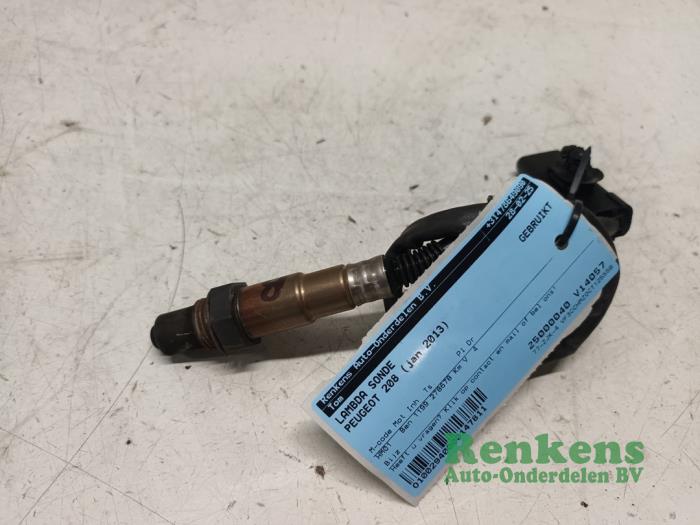 Usados Sonda Lambda Peugeot 208 I (CA/CC/CK/CL) 1.2 Vti 12V PureTech 82 Precio € 20,00 Norma de margen ofrecido por Renkens Auto-Onderdelen B.V.