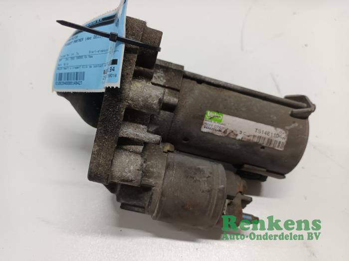 Gebrauchte Anlasser Peugeot Partner (GC/GF/GG/GJ/GK) 1.6 HDI 90 Preis € 30,00 Margenregelung angeboten von Renkens Auto-Onderdelen B.V.