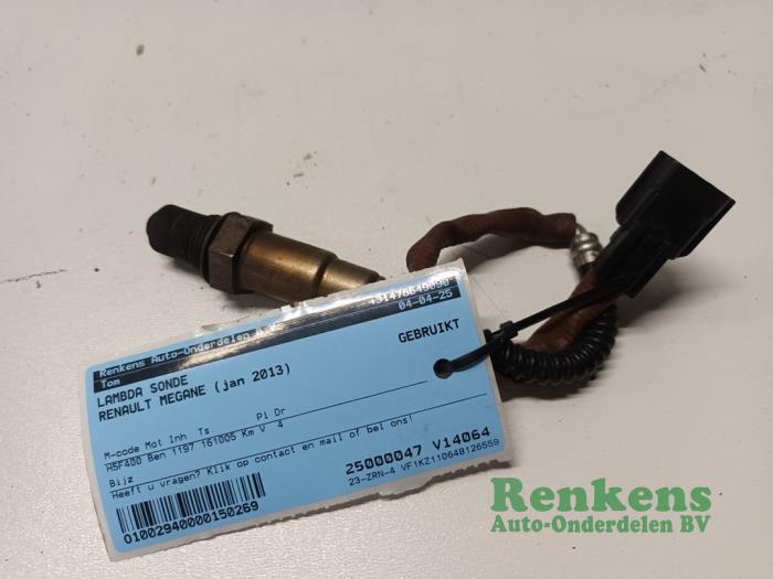 Used Lambda probe Renault Megane III Grandtour (KZ) 1.2 16V TCE 115 Price € 30,00 Margin scheme offered by Renkens Auto-Onderdelen B.V.