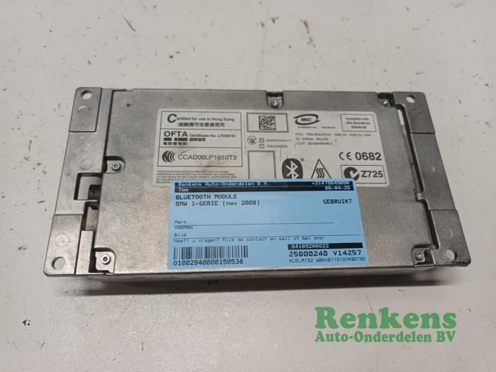 Begagnade Bluetooth-modul BMW 1 serie (E81) 116i 1.6 16V Pris € 80,00 Marginaltabell erbjuds av Renkens Auto-Onderdelen B.V.
