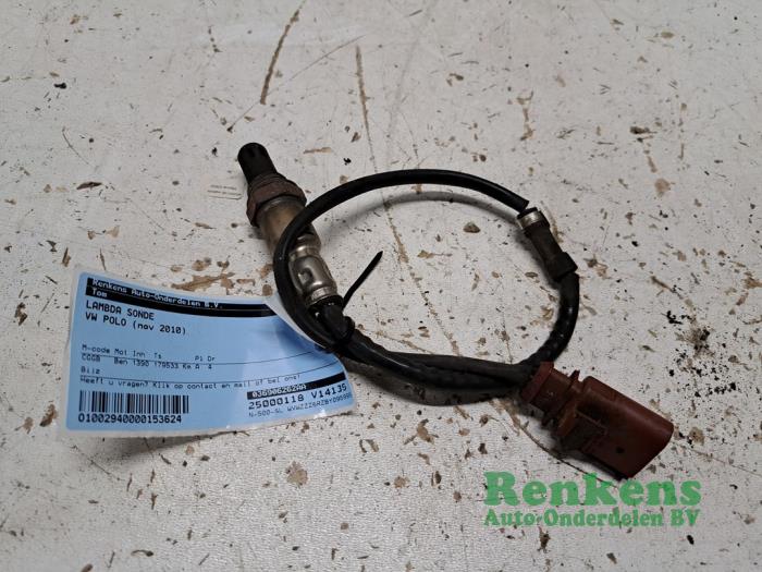 Usados Sonda Lambda Volkswagen Polo V (6R) 1.4 16V Precio € 20,00 Norma de margen ofrecido por Renkens Auto-Onderdelen B.V.