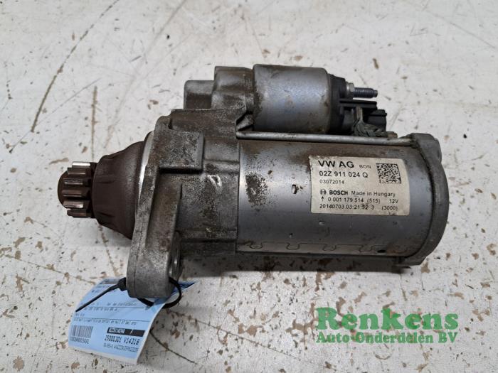 Gebrauchte Anlasser Volkswagen Golf VII Variant (AUVV) 1.4 TSI 16V Preis € 30,00 Margenregelung angeboten von Renkens Auto-Onderdelen B.V.