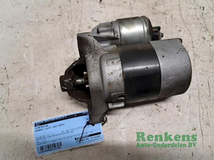 Gebrauchte Anlasser Renault Clio IV (5R) 1.2 16V Preis € 30,00 Margenregelung angeboten von Renkens Auto-Onderdelen B.V.