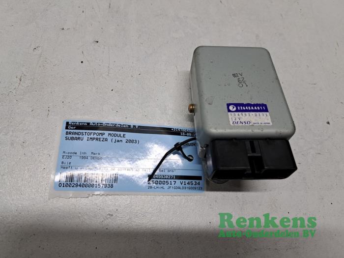 Usagé Module pompe carburant Subaru Impreza II (GD) 2.0 Turbo 16V WRX Prix € 50,00 Règlement à la marge proposé par Renkens Auto-Onderdelen B.V.