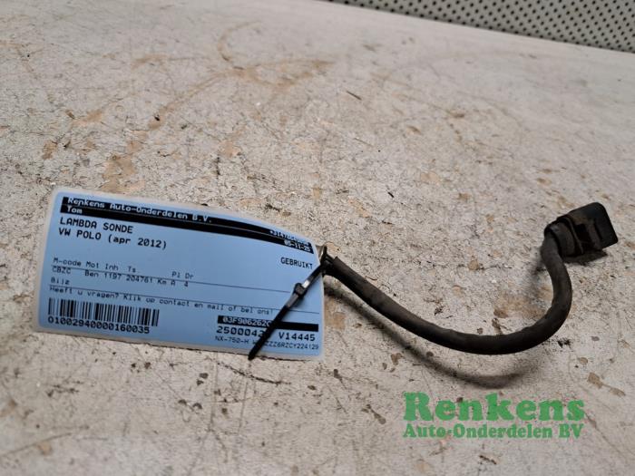 Usados Sonda Lambda Volkswagen Polo V (6R) 1.2 TSI Precio € 20,00 Norma de margen ofrecido por Renkens Auto-Onderdelen B.V.