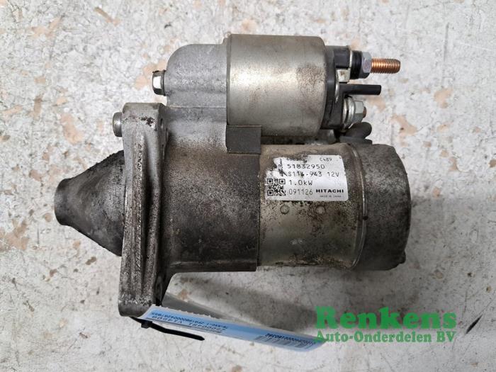 Gebrauchte Anlasser Fiat Bravo (198A) 1.4 T-Jet 16V 120 Preis € 30,00 Margenregelung angeboten von Renkens Auto-Onderdelen B.V.
