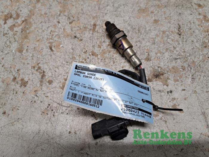 Usados Sonda Lambda Opel Corsa F (UB/UH/UP) 1.2 12V 75 Precio € 30,00 Norma de margen ofrecido por Renkens Auto-Onderdelen B.V.