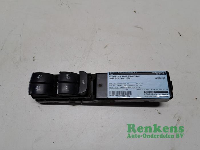 Usados Interruptor de ventanilla eléctrica Saab 9-3 II Sport Sedan (YS3F) 2.2 TiD 16V Precio € 40,00 Norma de margen ofrecido por Renkens Auto-Onderdelen B.V.