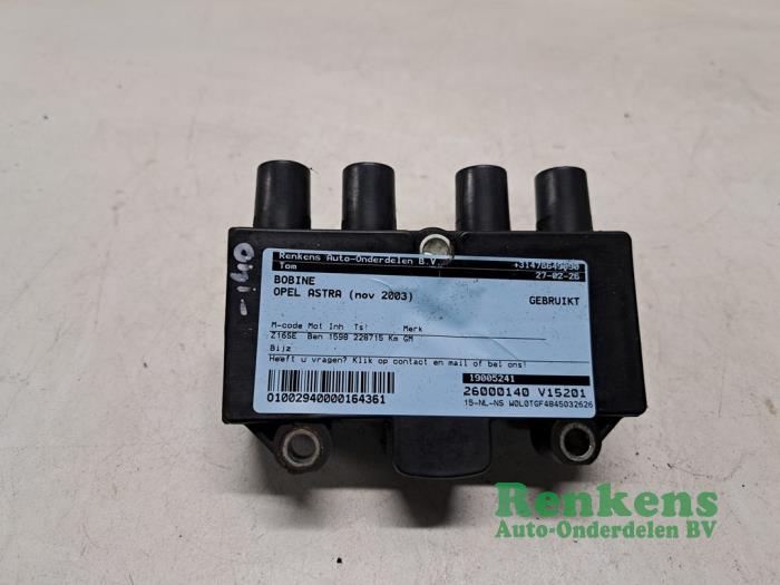 Gebrauchte Zündspule Opel Astra G (F08/48) 1.6 Preis € 20,00 Margenregelung angeboten von Renkens Auto-Onderdelen B.V.