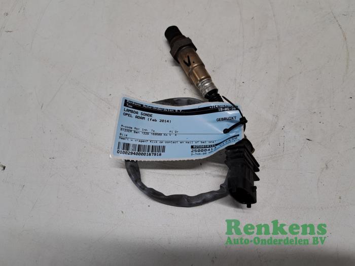 Usados Sonda Lambda Opel Adam 1.2 16V Precio € 20,00 Norma de margen ofrecido por Renkens Auto-Onderdelen B.V.