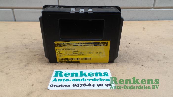 Begagnade Innerdisplay Opel Omega Pris € 20,00 Marginaltabell erbjuds av Renkens Auto-Onderdelen B.V.