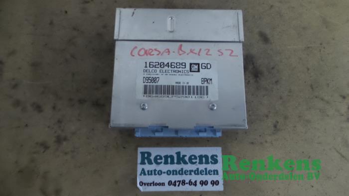 Used Engine management computer Opel Corsa B (73/78/79) 1.2i E City,Swing,Joy,GLS Price € 40,00 Margin scheme offered by Renkens Auto-Onderdelen B.V.