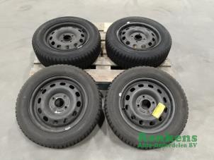 Used Set of wheels + tyres Ford Escort 6 (ANL) 1.6 Laser 16V Price on request offered by Renkens Auto-Onderdelen B.V.