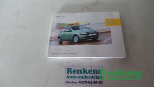 Używane Instrukcja Opel Corsa C (F08/68) 1.4 16V Cena € 10,00 Procedura marży oferowane przez Renkens Auto-Onderdelen B.V.
