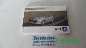 Used Instruction Booklet Peugeot 308 (4A/C) 1.6 16V BioFlex Price € 10,00 Margin scheme offered by Renkens Auto-Onderdelen B.V.