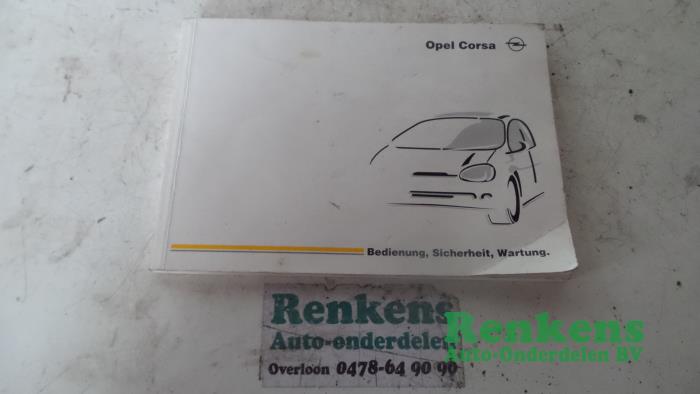 Instrukcja z Opel Corsa B (73/78/79) 1.0i 12V 1999