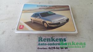 Used Instruction Booklet Citroen Xsara Break (N2) 1.6i Price € 10,00 Margin scheme offered by Renkens Auto-Onderdelen B.V.