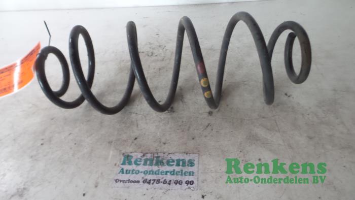 Rear coil spring from a Peugeot 207/207+ (WA/WC/WM) 1.4 16V 2008