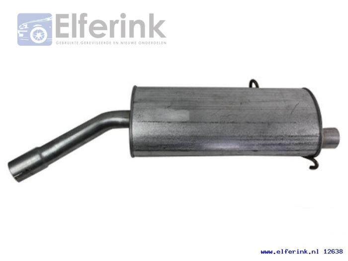 Exhaust middle silencer from a Saab 900