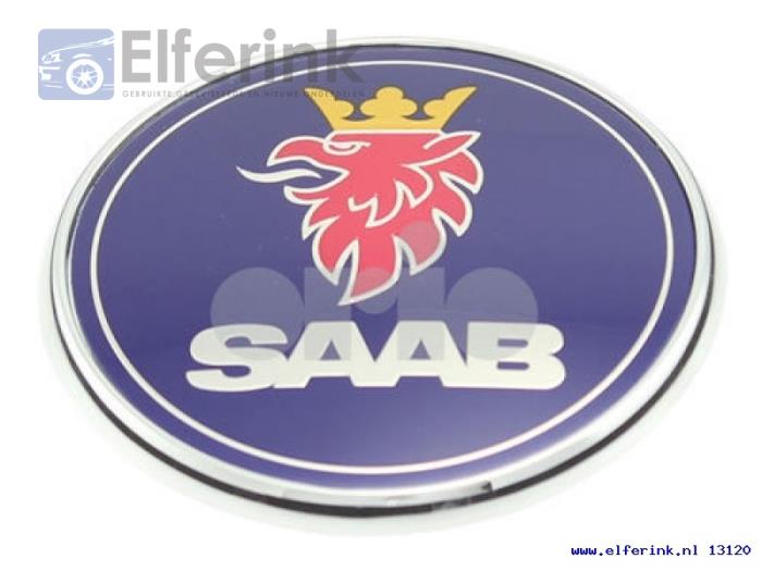 Emblem from a Saab 9-5 2007