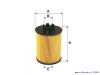 Fuel filter from a Saab 9-5 2011