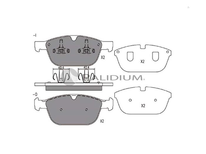 Front brake pad Volvo XC60 22542 Auto Demontage Elferink B.V.