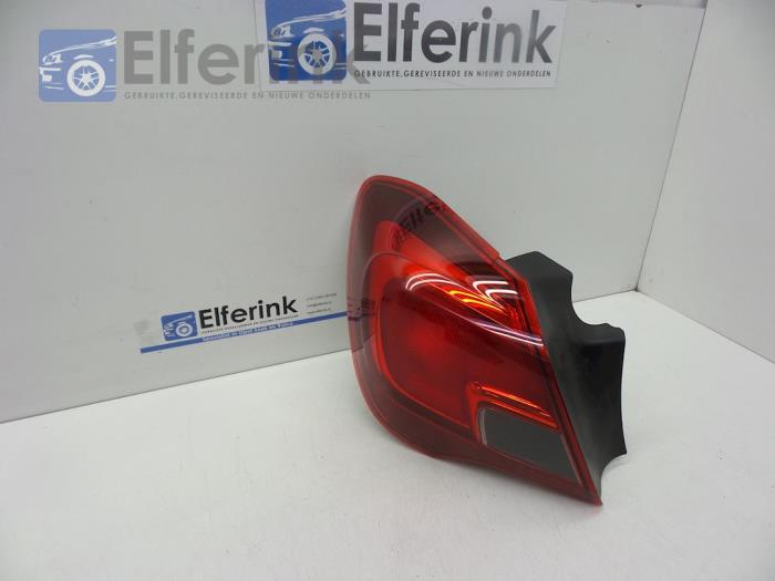 Taillight, left from a Opel Corsa E 1.4 16V 2016