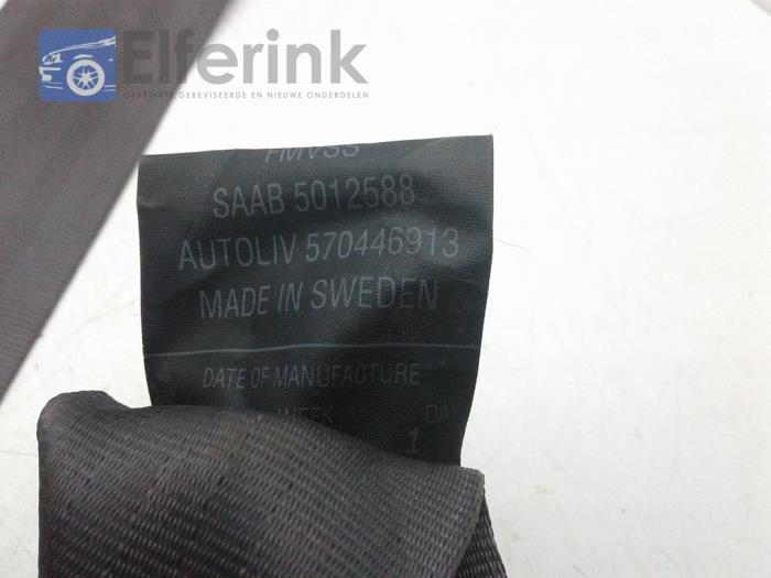 Rear seatbelt, left from a Saab 9-5 Estate (YS3E) 2.0t 16V 2001