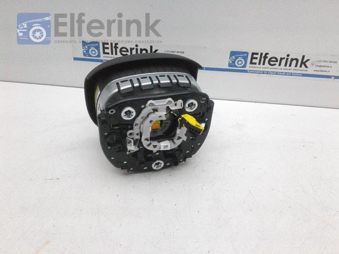 Left airbag (steering wheel) from a Volvo XC90 II 2.0 T8 16V Twin Engine AWD 2016