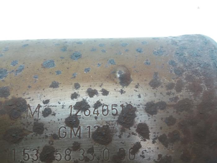 Catalytic converter from a Saab 9-5 (YS3G) 2.0 T 16V Biopower 2010
