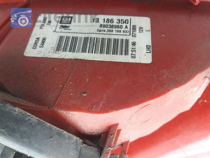 Taillight, left from a Opel Corsa D 1.4 16V Twinport 2009