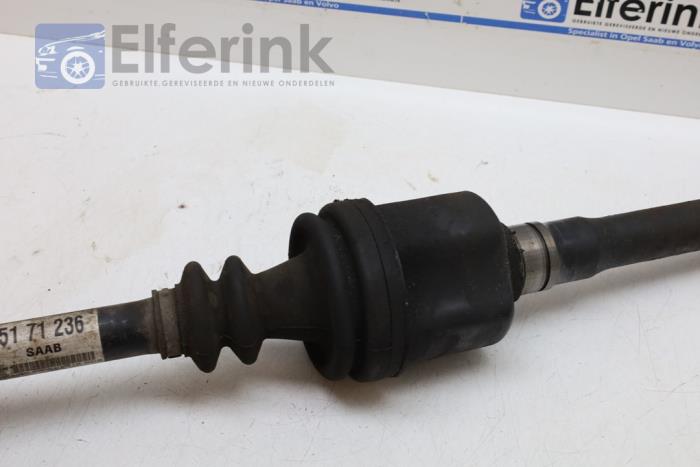 Front drive shaft, right from a Saab 9-3 I (YS3D) 2.0t 16V 2000
