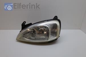 Used Headlight, left Opel Corsa C (F08/68) 1.2 16V Twin Port Price € 25,00 Margin scheme offered by Auto Demontage Elferink B.V.