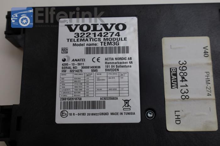 Modul telefoniczny z Volvo V40 (MV) 2.0 D3 16V 2018