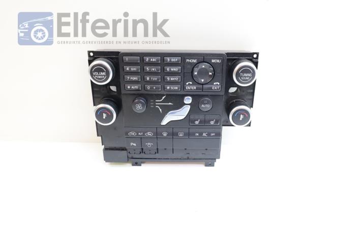 Heater control panel from a Volvo V70 (BW) 2.4 D5 20V 2008