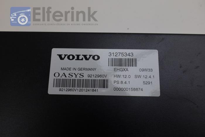 Ordinateur toit escamotable d'un Volvo C70 (MC) 2.0 D 16V 2010